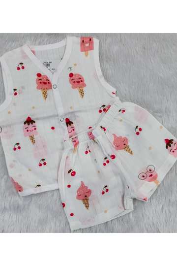 Muslin Jabla Set