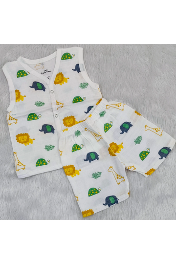 Muslin Jabla Set