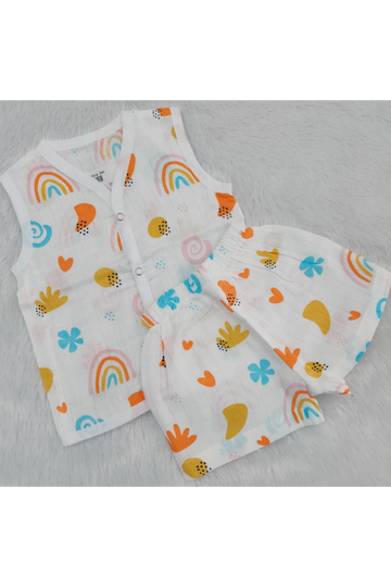 Muslin Jabla Set