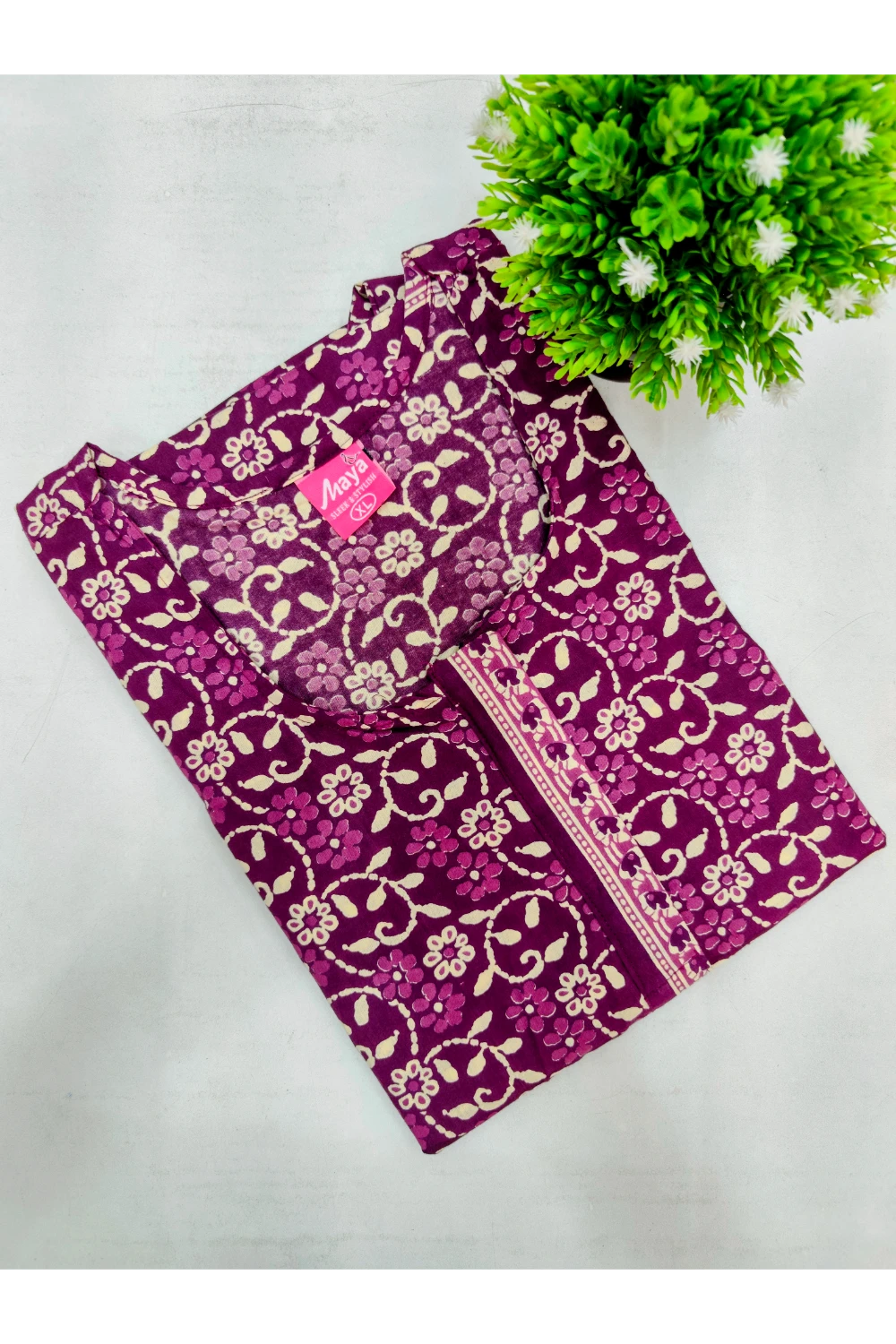 Elegant Zip Nighty – Jyothi Cotton Breeze