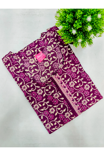Elegant Zip Nighty – Jyothi Cotton Breeze