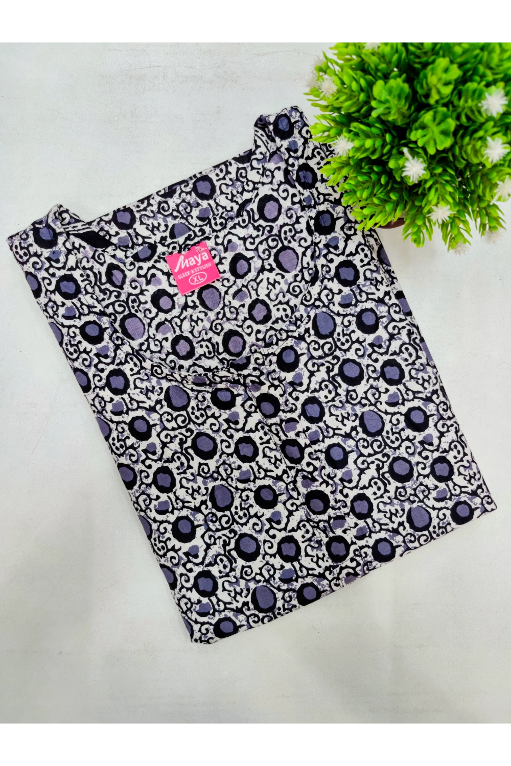 Elegant Zip Nighty – Jyothi Cotton Breeze