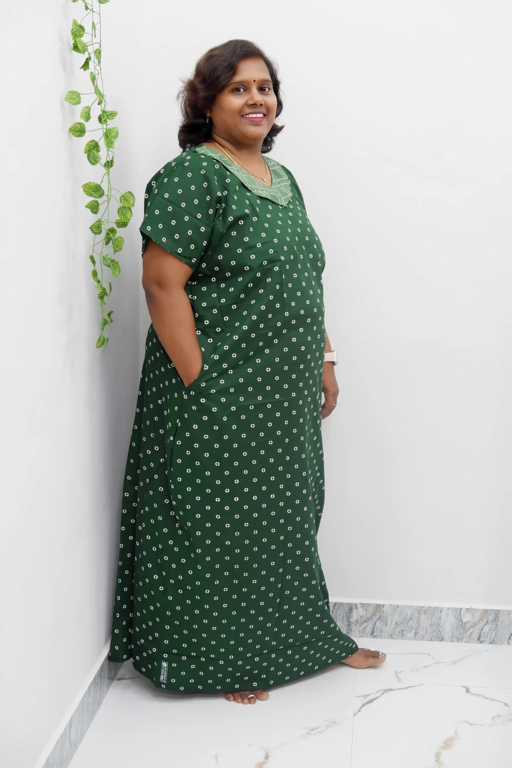 Vintage Style Peter Pan Collar Nighty