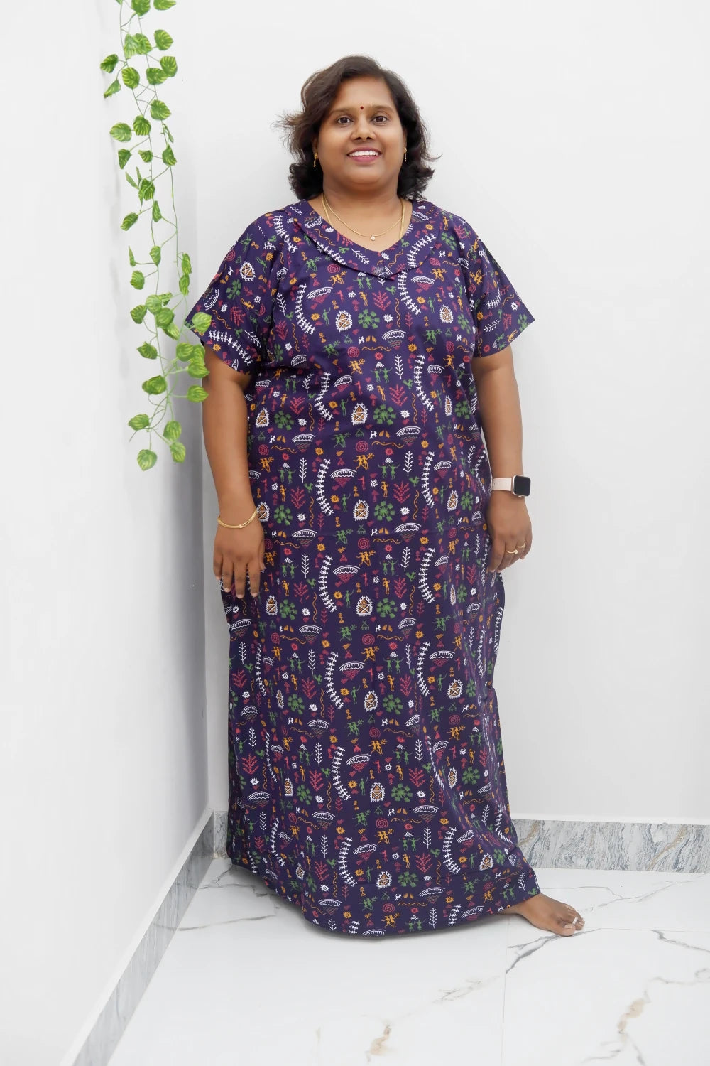 Vintage Style Peter Pan Collar Nighty