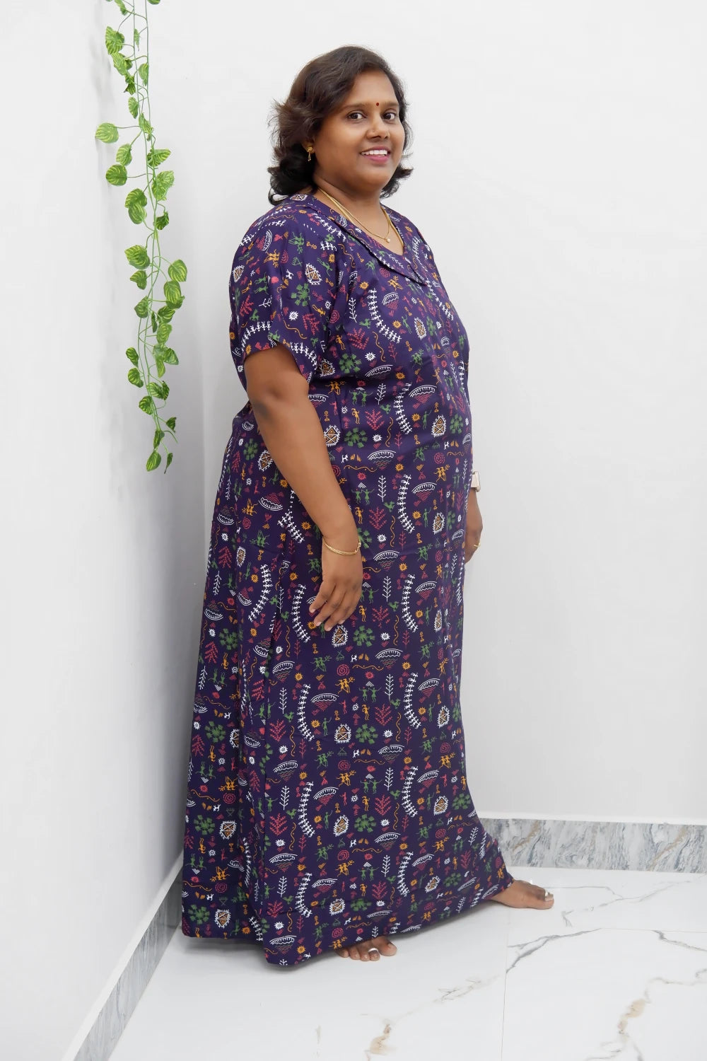 Vintage Style Peter Pan Collar Nighty