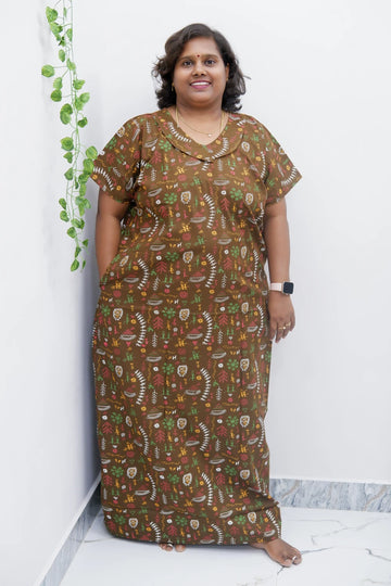 Vintage Style Peter Pan Collar Nighty