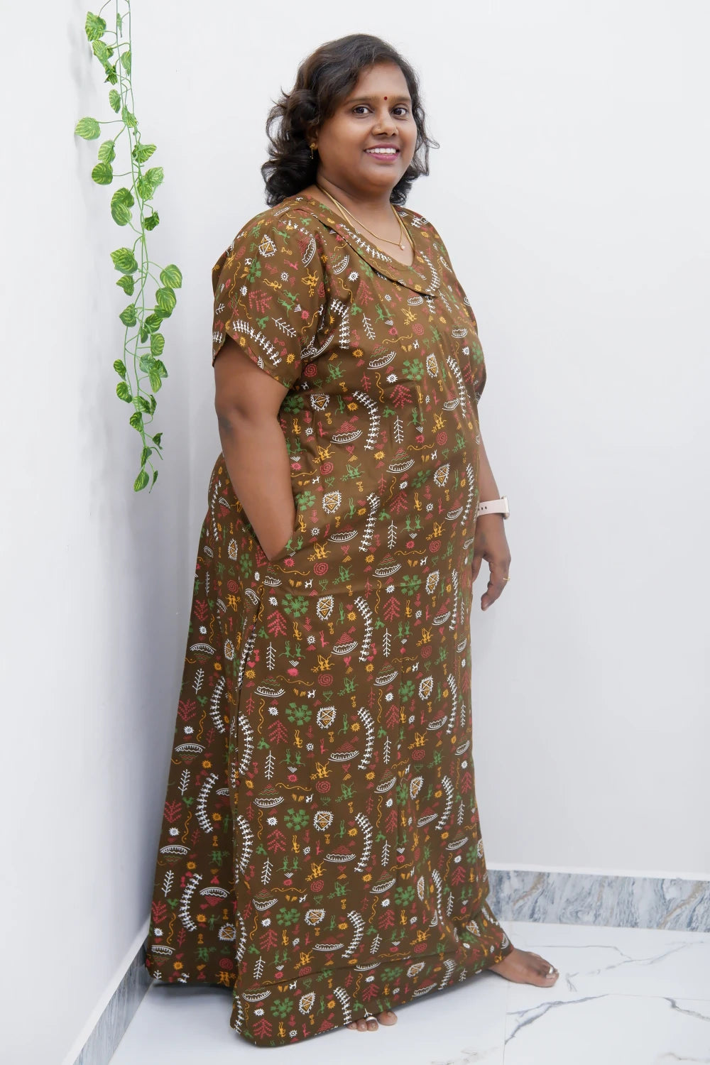 Vintage Style Peter Pan Collar Nighty