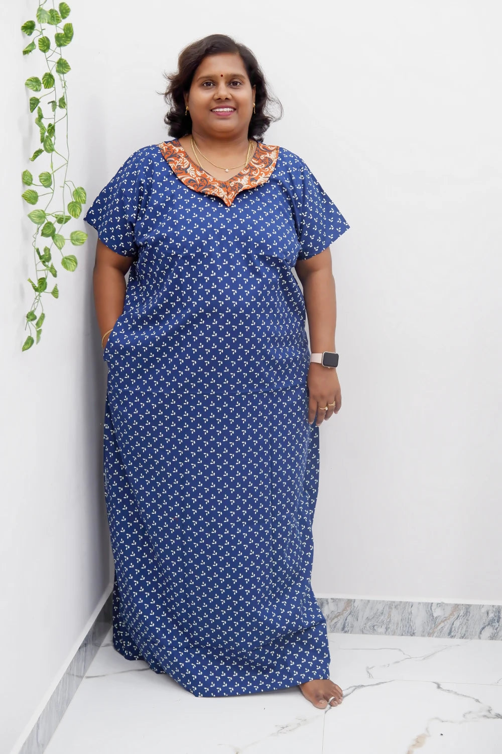 Vintage Style Peter Pan Collar Nighty