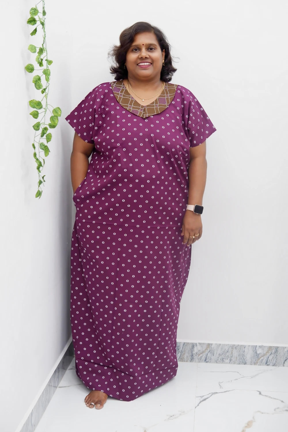 Vintage Style Peter Pan Collar Nighty
