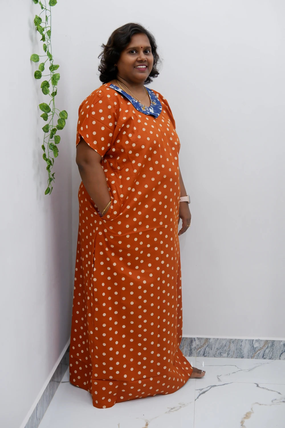 Vintage Style Peter Pan Collar Nighty