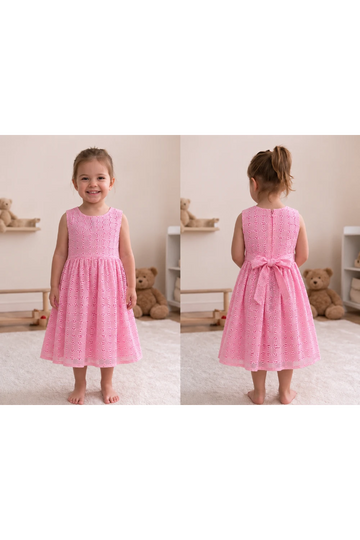 Acoba Cotton Sleeveless Frock For Kids
