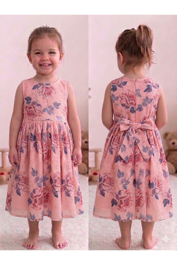 Acoba Cotton Sleeveless Frock For Kids