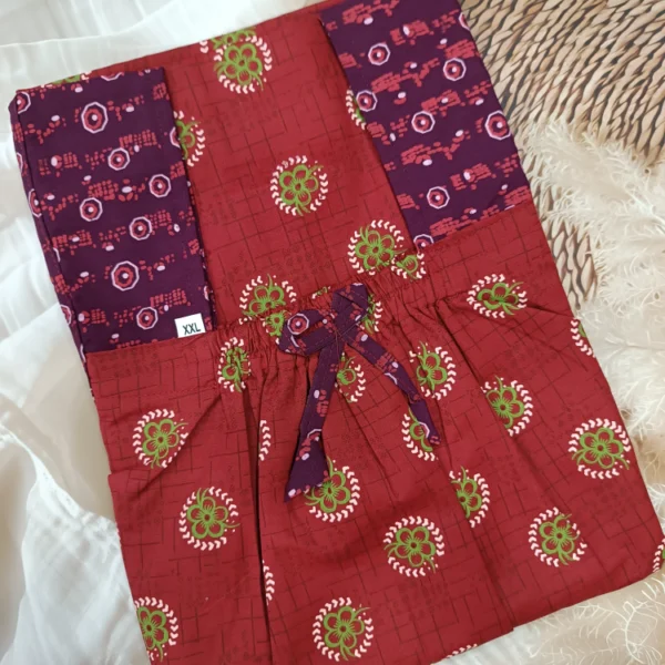 Easy Fit Elastic Mixed Cotton Nighty