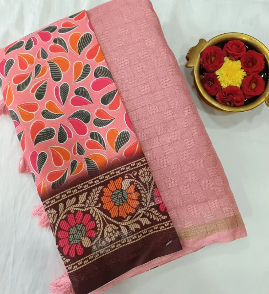 "Earthy Elegance: The Beauty of Jute Cotton Sarees"