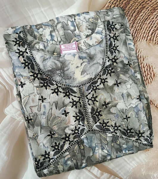 Dancing Shadows ~A Chic Alia Cut Umbrella Kurti