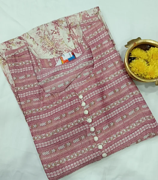 Elegant Feeding Umbrella Frock Kurta in Rayon Capsule