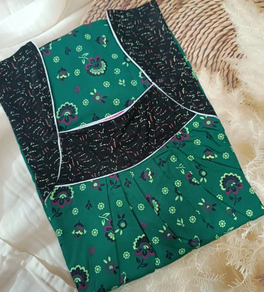 Classic Boat Neck Pure Cotton Nighty