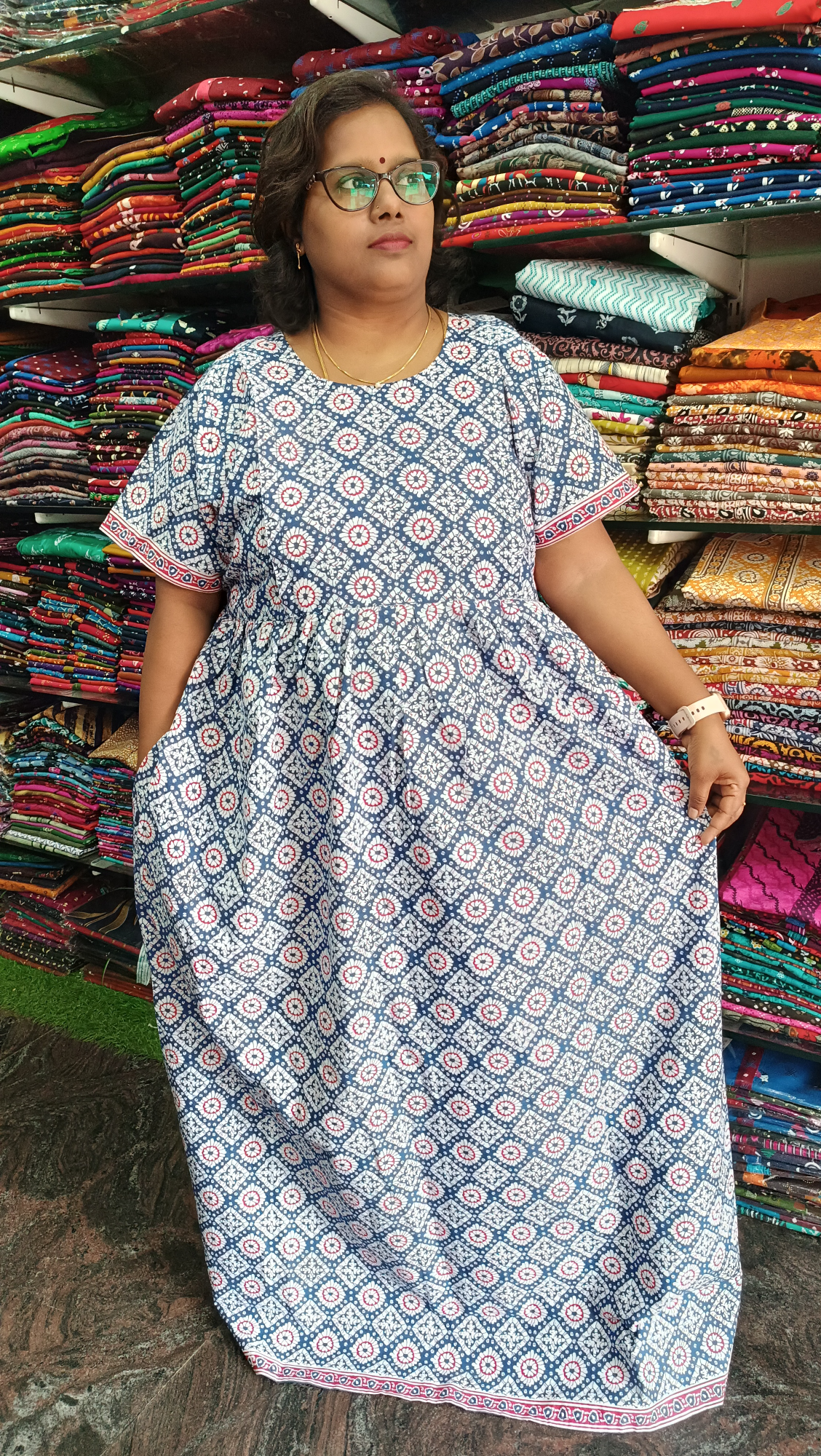 Breathable Cotton Feeding Frock Nighties Stay Cool, Sleep Well