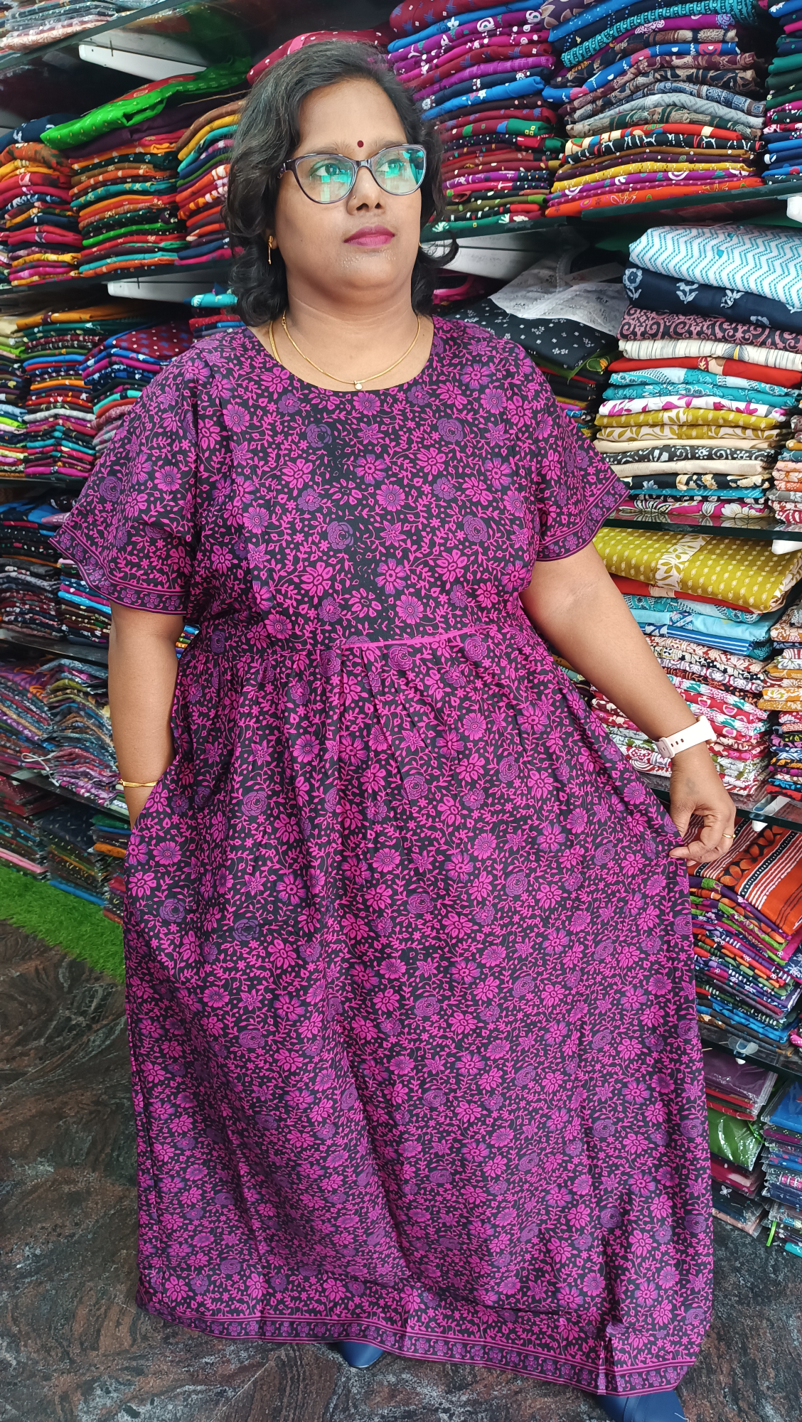 Breathable Cotton Feeding Frock Nighties Stay Cool, Sleep Well