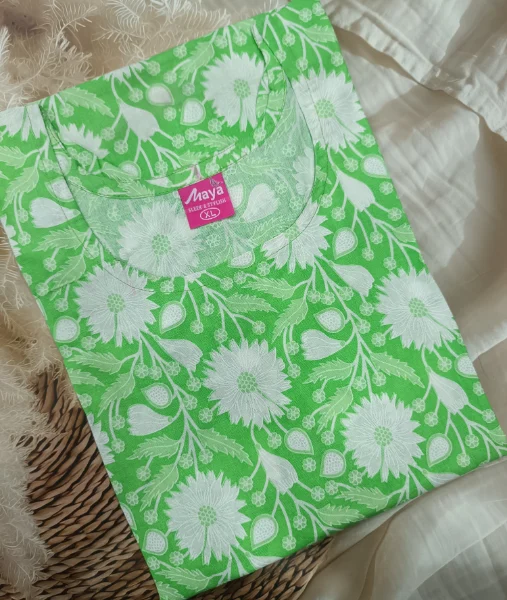 Chic Cotton Side-Open Kurti~ Effortless Elegance