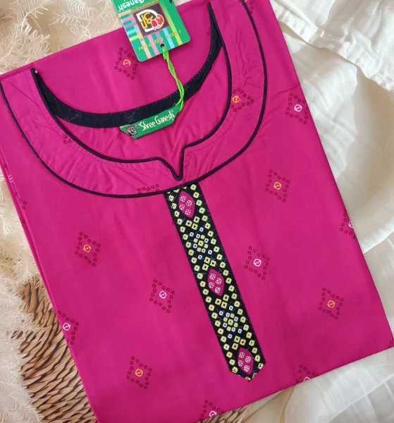 Chic Cotton Side-Open Kurti: Effortless Elegance