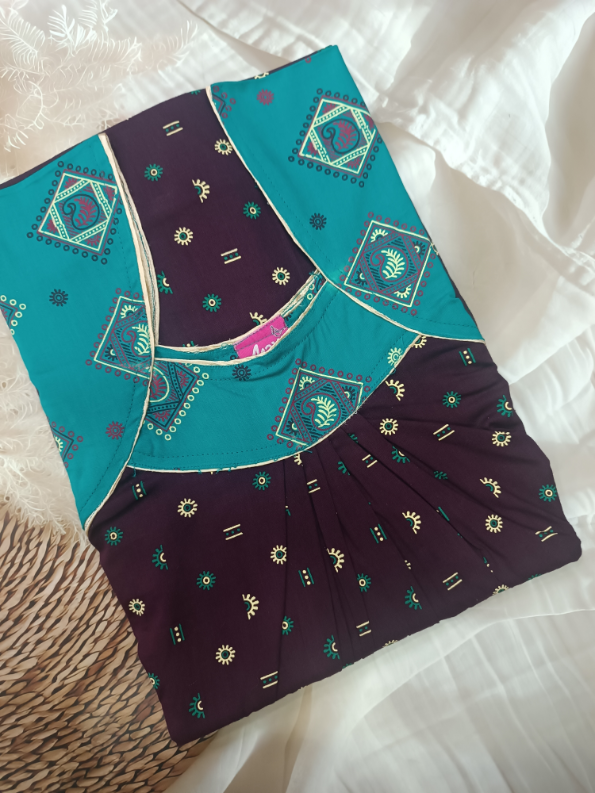 Classic Boat Neck Pure Cotton Nighty