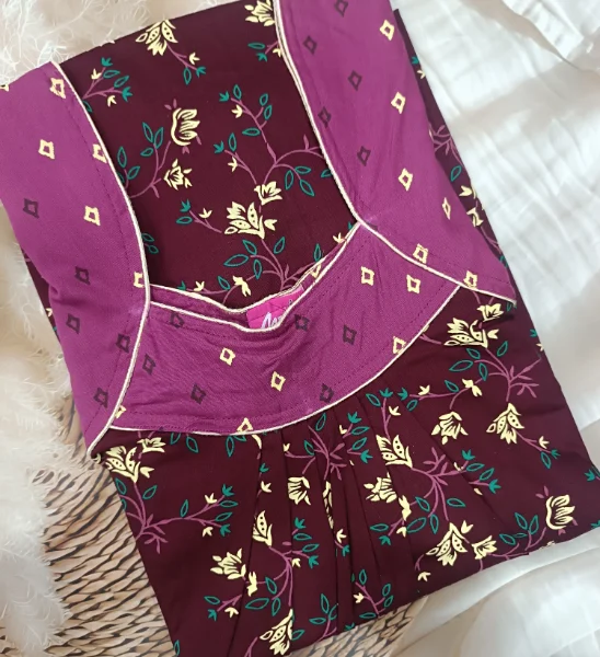 Classic Boat Neck Pure Cotton Nighty