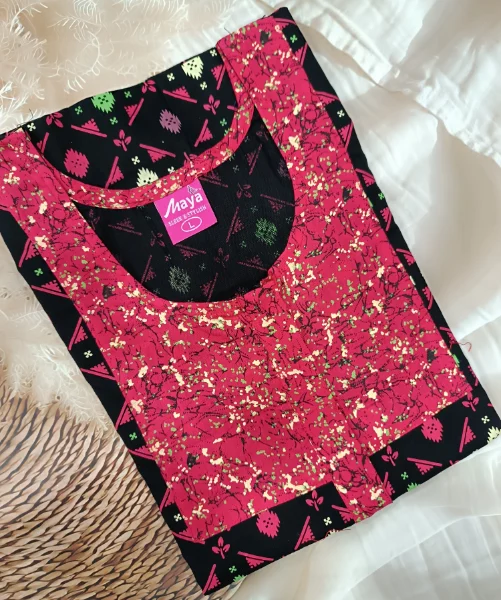 Luxurious Pure Cotton Nighty with Zip Closure