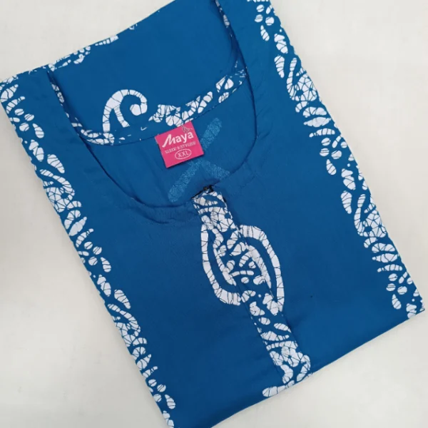 Tall Tales Extra Height Easy Access Long Zip Feeding Cotton Nighty