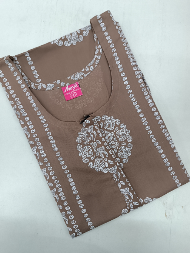 Tall Tales Extra Height Easy Access Long Zip Feeding Cotton Nighty
