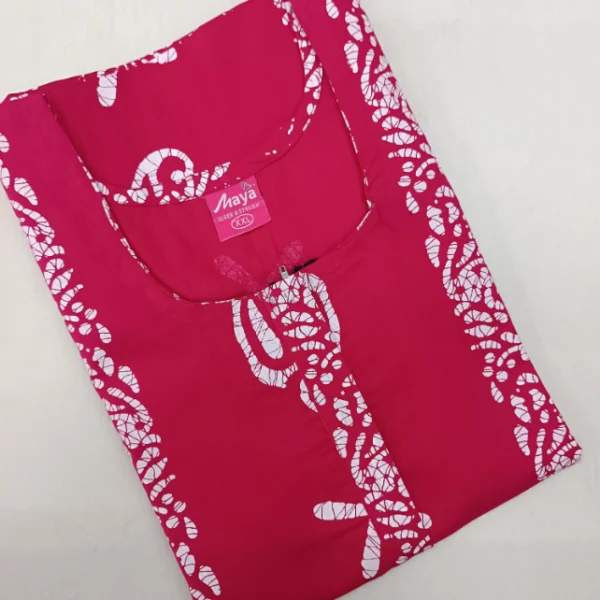 Tall Tales Nightwear That Flatters Extra Height Cotton Zip Nighty