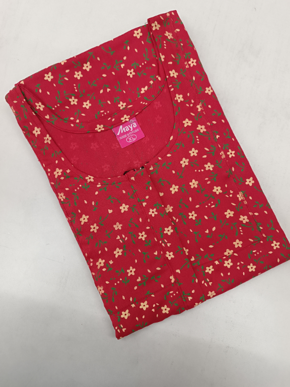 Elegant A-Line Alpine Nighty - Comfort with Zip Closure and Pocket