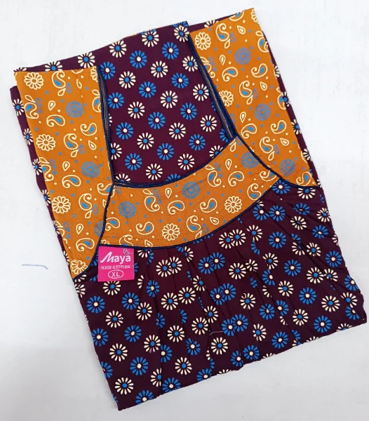 Classic Boat Neck Pure Cotton Nighty