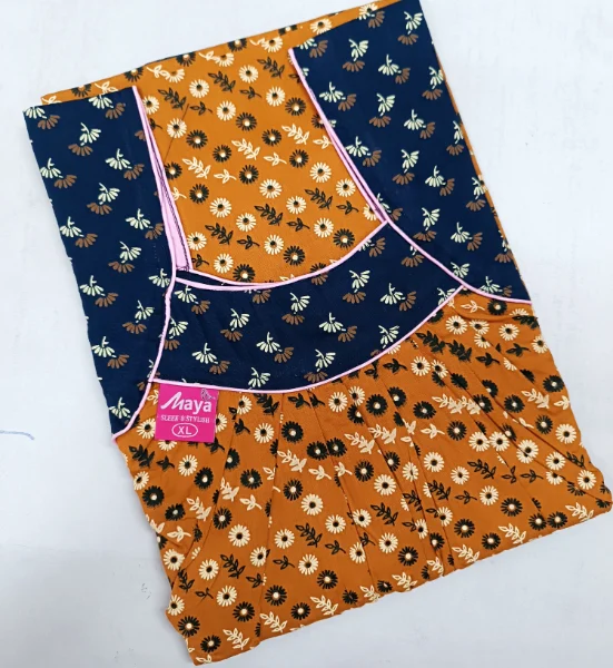 Classic Boat Neck Pure Cotton Nighty
