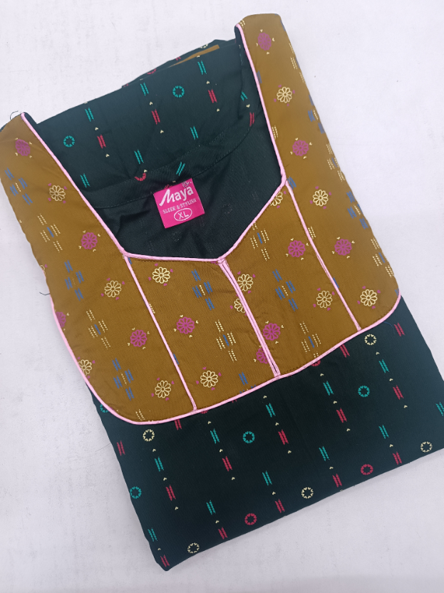 Timeless Elegance Graceful Piping Cotton Night