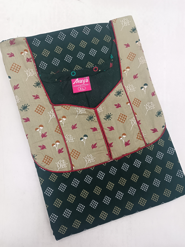 Timeless Elegance Graceful Piping Cotton Night
