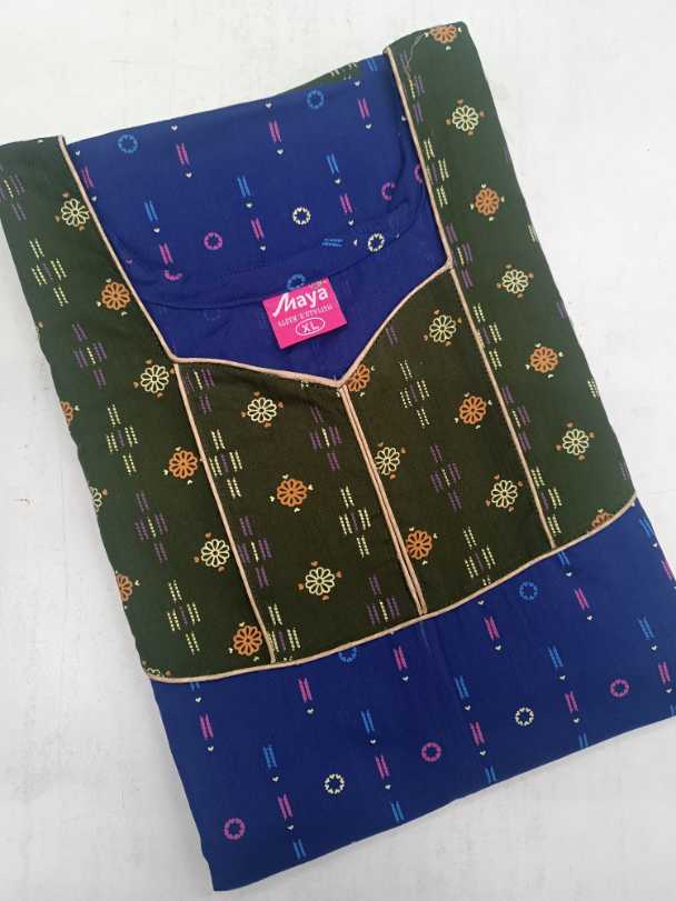 Timeless Elegance Graceful Piping Cotton Night