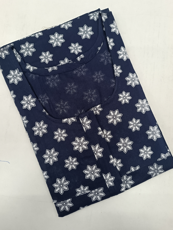 Luxurious Pure Cotton Nighty with Zip Closure
