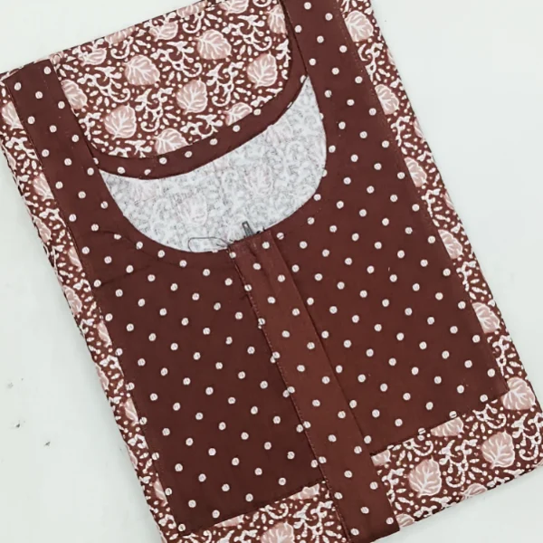 Luxurious Pure Cotton Nighty with Zip Closure