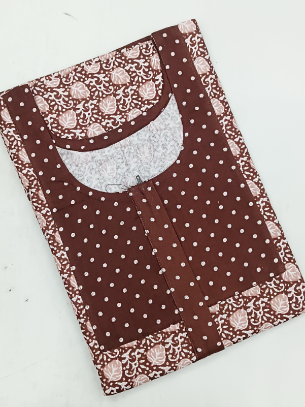 Luxurious Pure Cotton Nighty with Zip Closure