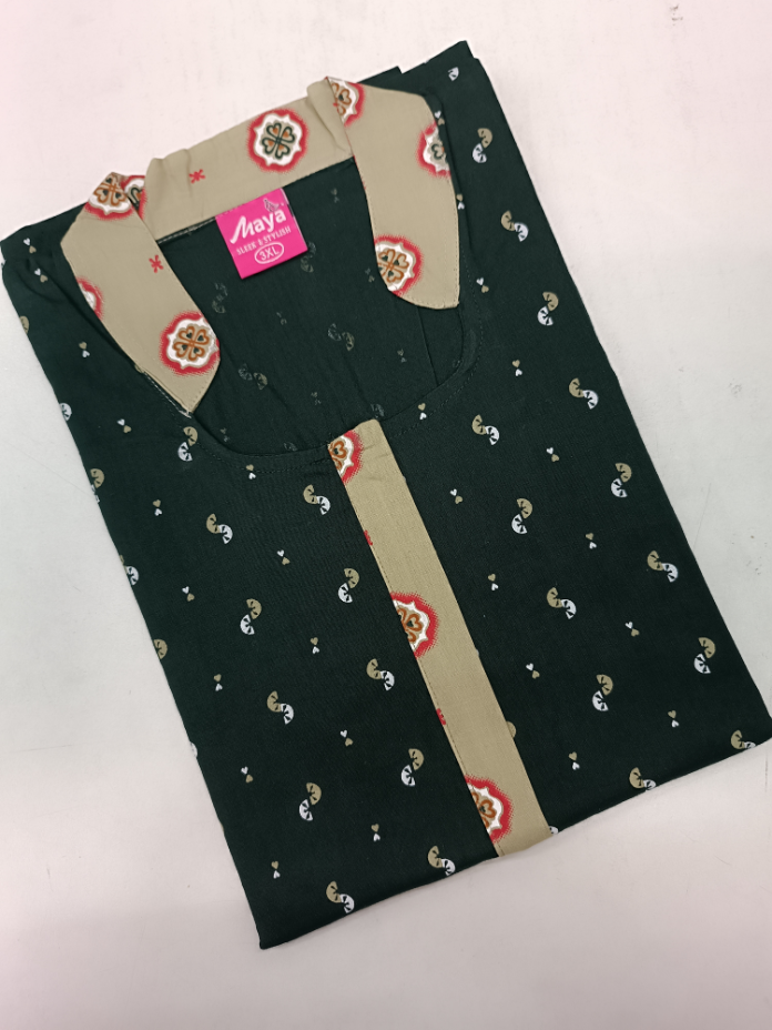 Chic Elite Collar Cotton Nithy with a Zip Closure