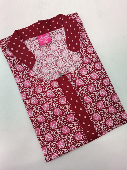 Chic Elite Collar Cotton Nithy with a Zip Closure