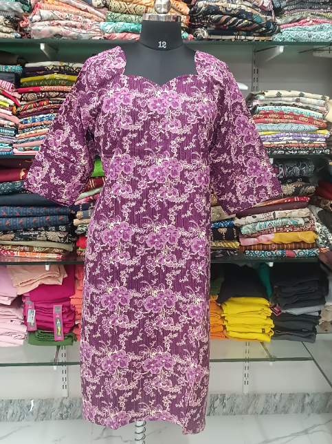 Maya Cotton Side Charm Kurti
