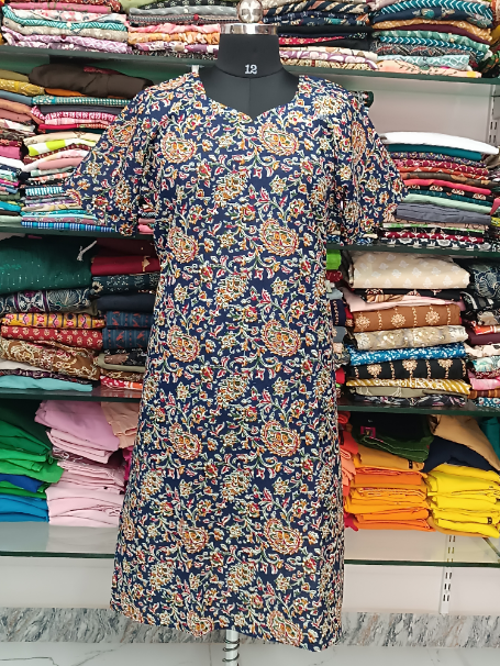 Maya Cotton Side Charm Kurti
