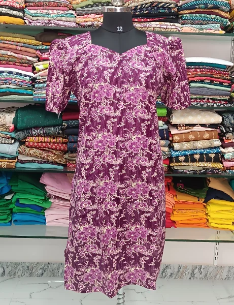 Maya Cotton Side Charm Kurti