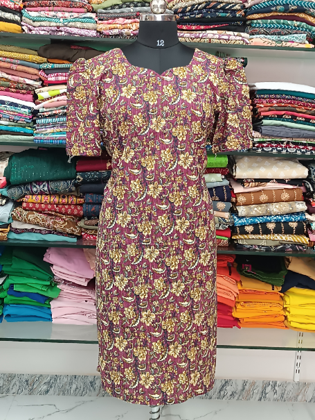 Maya Cotton Side Charm Kurti