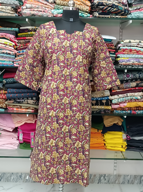Maya Cotton Side Charm Kurti