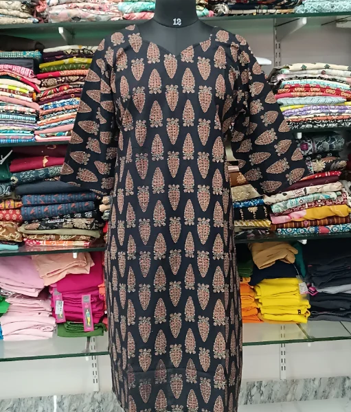 Maya Cotton Side Charm Kurti