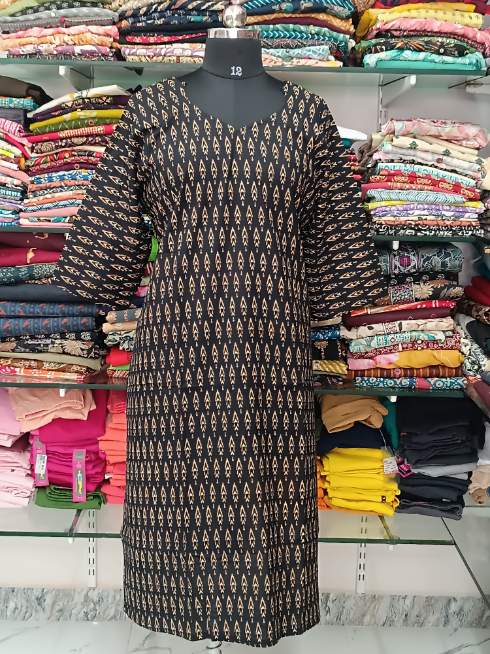 Maya Cotton Side Charm Kurti