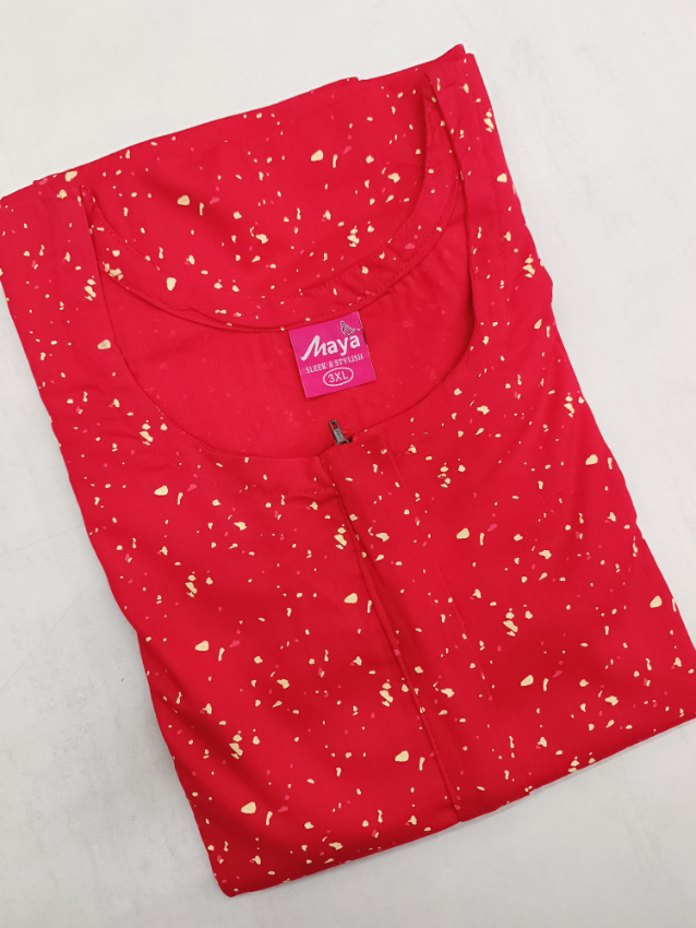 Luxurious Pure Cotton Nighty with Zip Closure